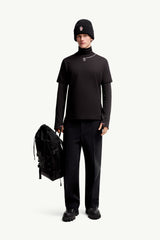 Moncler Logolu Pamuklu Siyah T-Shirt