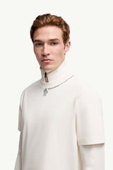 Moncler Logolu Pamuklu Beyaz T-Shirt