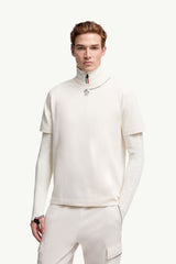 Moncler Logolu Pamuklu Beyaz T-Shirt