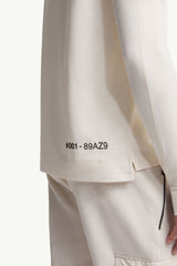 Moncler Logolu Pamuklu Beyaz T-Shirt