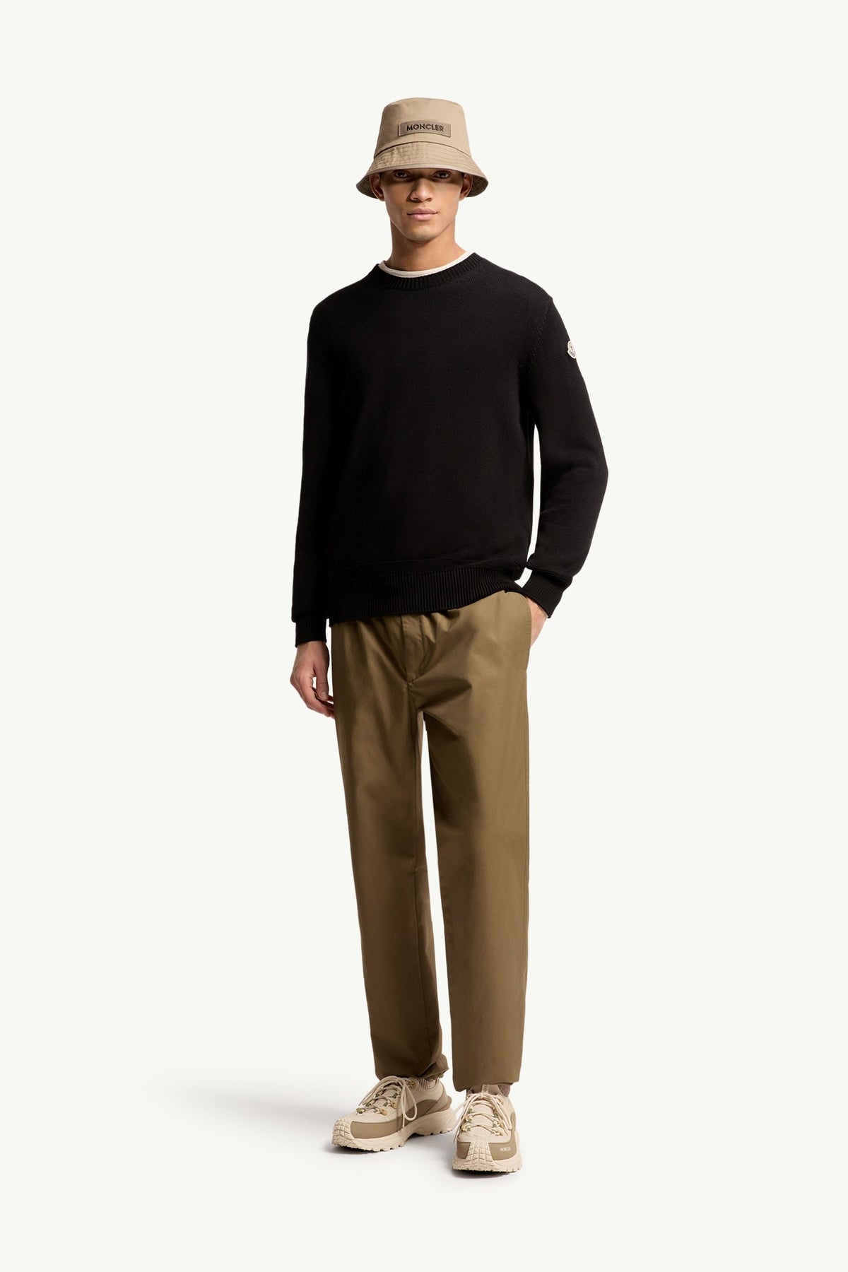 Moncler Logolu Yama Detaylı Pamuklu Sweatshirt
