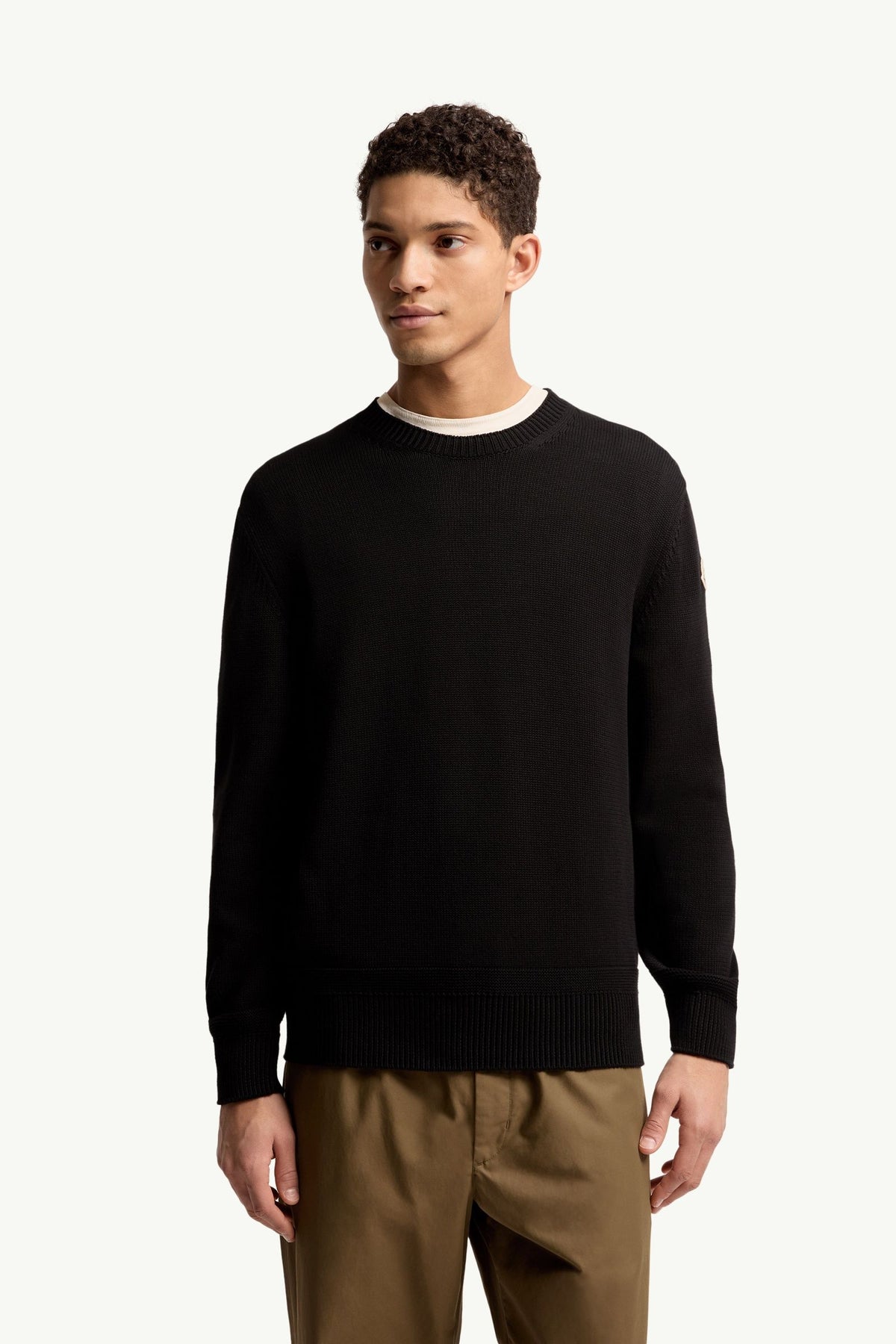 Moncler Logolu Yama Detaylı Pamuklu Sweatshirt