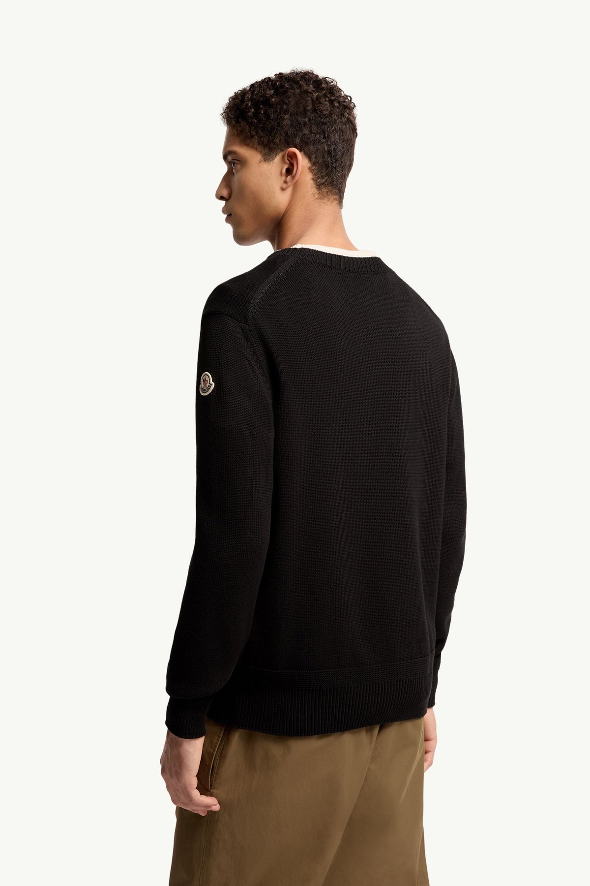 Moncler Logolu Yama Detaylı Pamuklu Sweatshirt