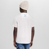 Louis Vuitton İşlemeli İmza Beyaz T-Shirt