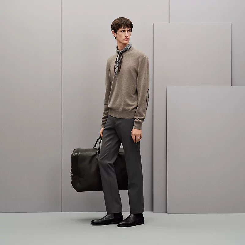 Hermes "Maillon Chaine d'Ancre" Bisiklet Yaka Kaşmir Sweatshirt