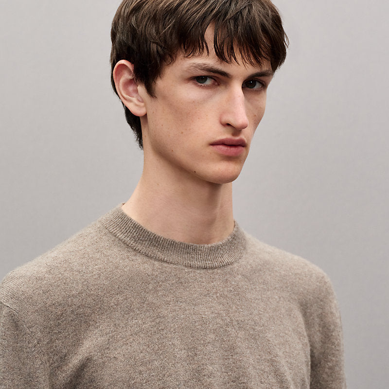 Hermes "Maillon Chaine d'Ancre" Bisiklet Yaka Kaşmir Sweatshirt