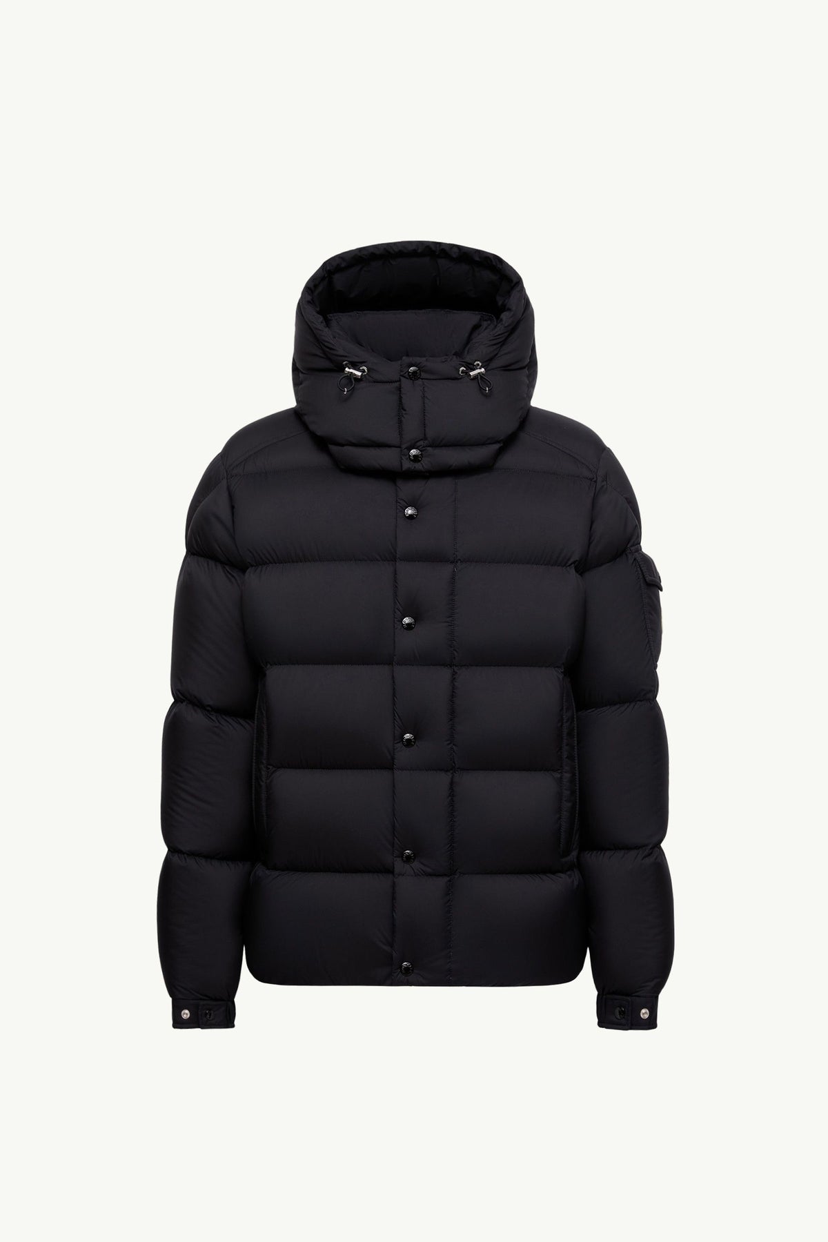 Moncler Maya 70 Kapüşonlu Kısa Kaz Tüyü Mont