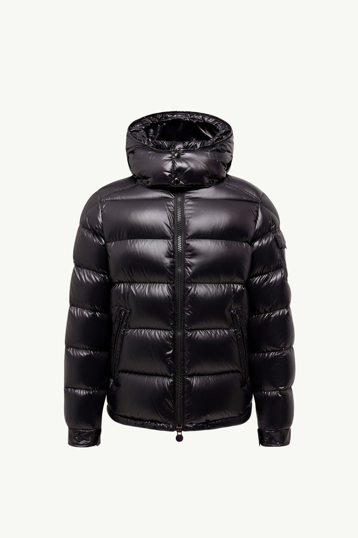 Moncler Maya Kapüşonlu Kısa Kaz Tüyü Mont