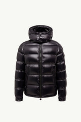 Moncler Maya Kapüşonlu Kısa Kaz Tüyü Mont