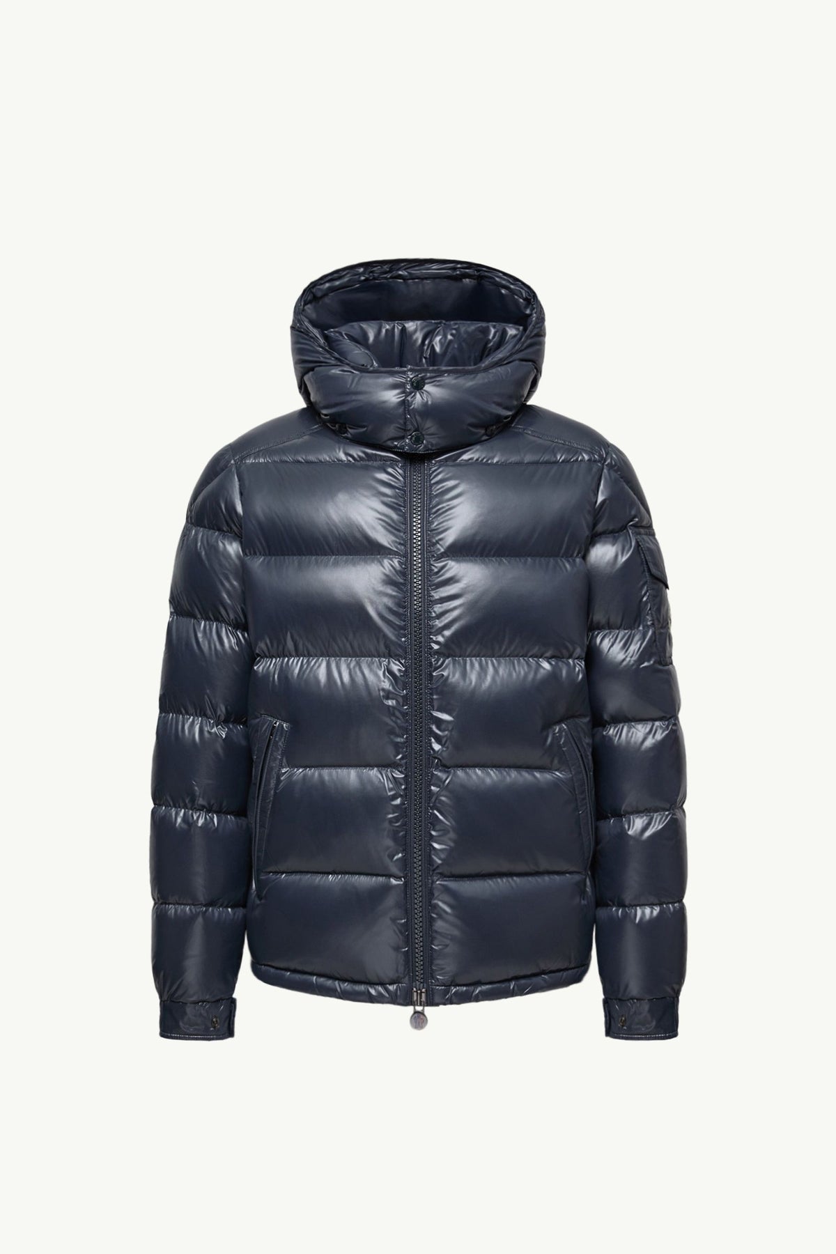 Moncler Maya Kapüşonlu Kısa Kaz Tüyü Mont