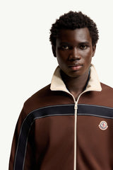 Moncler Üst Dikişli Polo Yaka Fermuarlı Sweatshirt