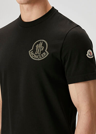 Moncler Pamuk Siyah T-Shirt