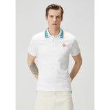Casablanca Polo Yaka Beyaz T-Shirt